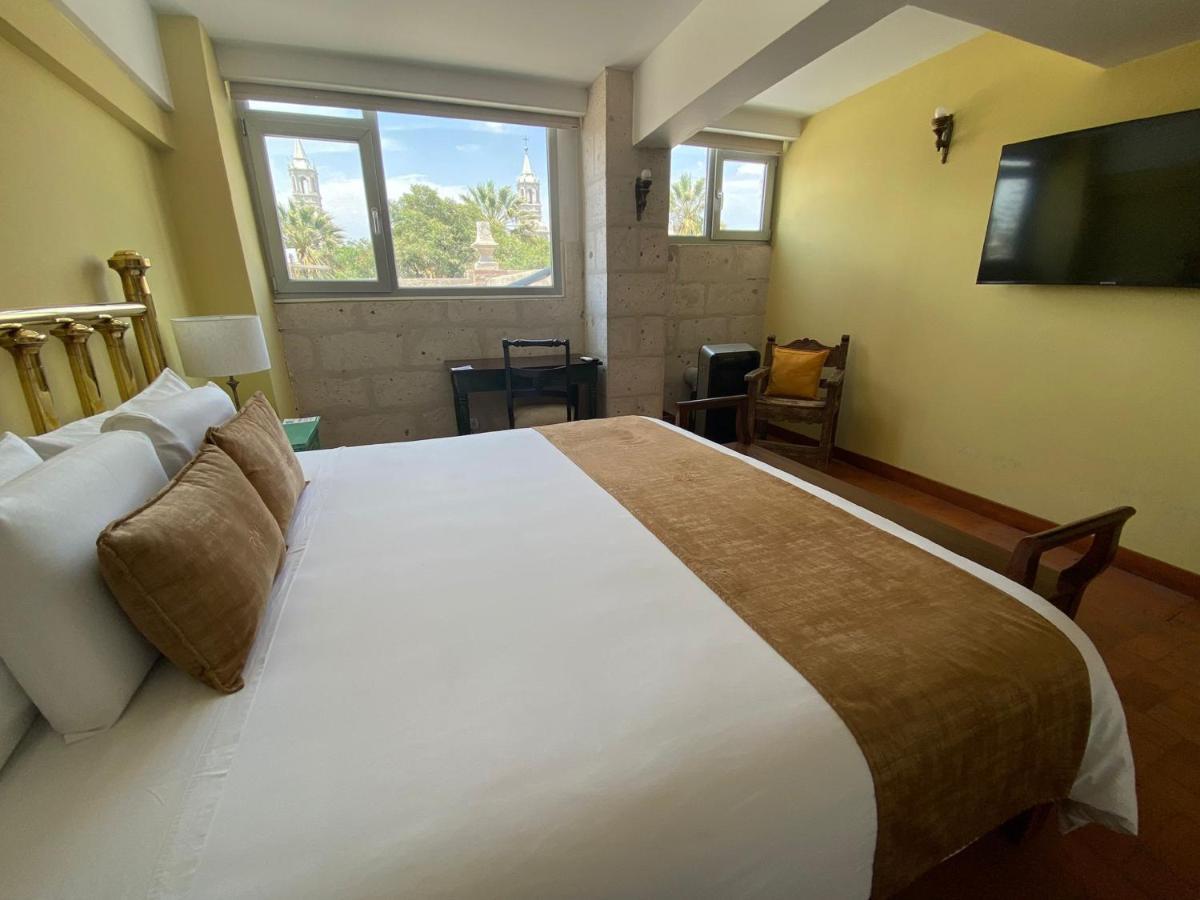 Katari Hotel At Plaza De Armas Arequipa Kültér fotó